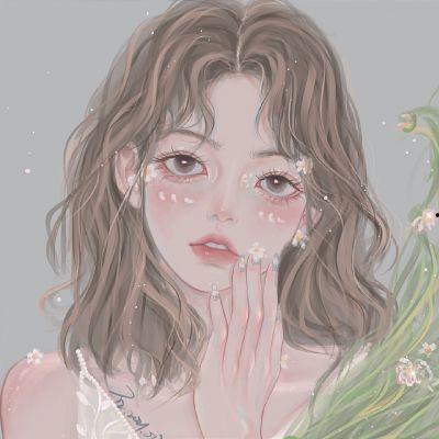 吃瓜女头手绘,夏日炎炎，一图尽展清凉趣味